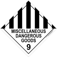 Miscellaneous Dangerous Goods 9