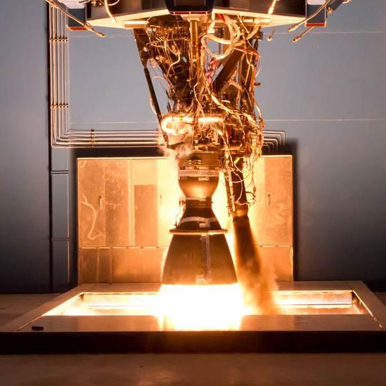 The Space-X Merlin 1D engine uses LOX/RP-1 as its propellant