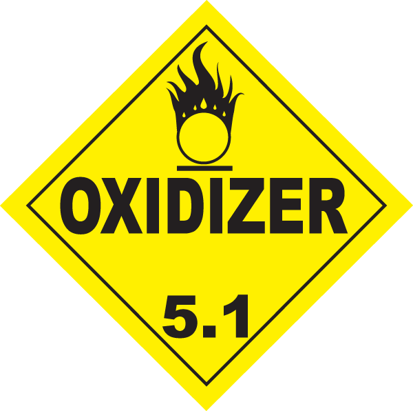 Oxidizer 5.1 Label